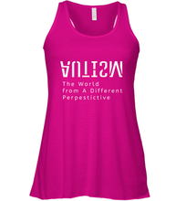 Load image into Gallery viewer, Autism Different Perspective Autism Awareness Women's Racerback Tank
