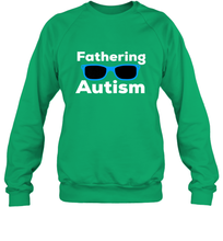 Load image into Gallery viewer, Fathering Autism Shades Crewneck Sweatshirt
