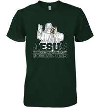 Load image into Gallery viewer, Jesus Drafted My Football Team Fantasy Football Draft Day Men's Premium T-Shirt
