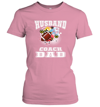 Load image into Gallery viewer, Husband Coach Dad Football Family Sports Team Game Women's T-Shirt

