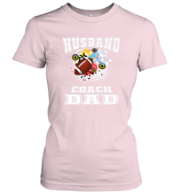 Load image into Gallery viewer, Husband Coach Dad Football Family Sports Team Game Women's T-Shirt
